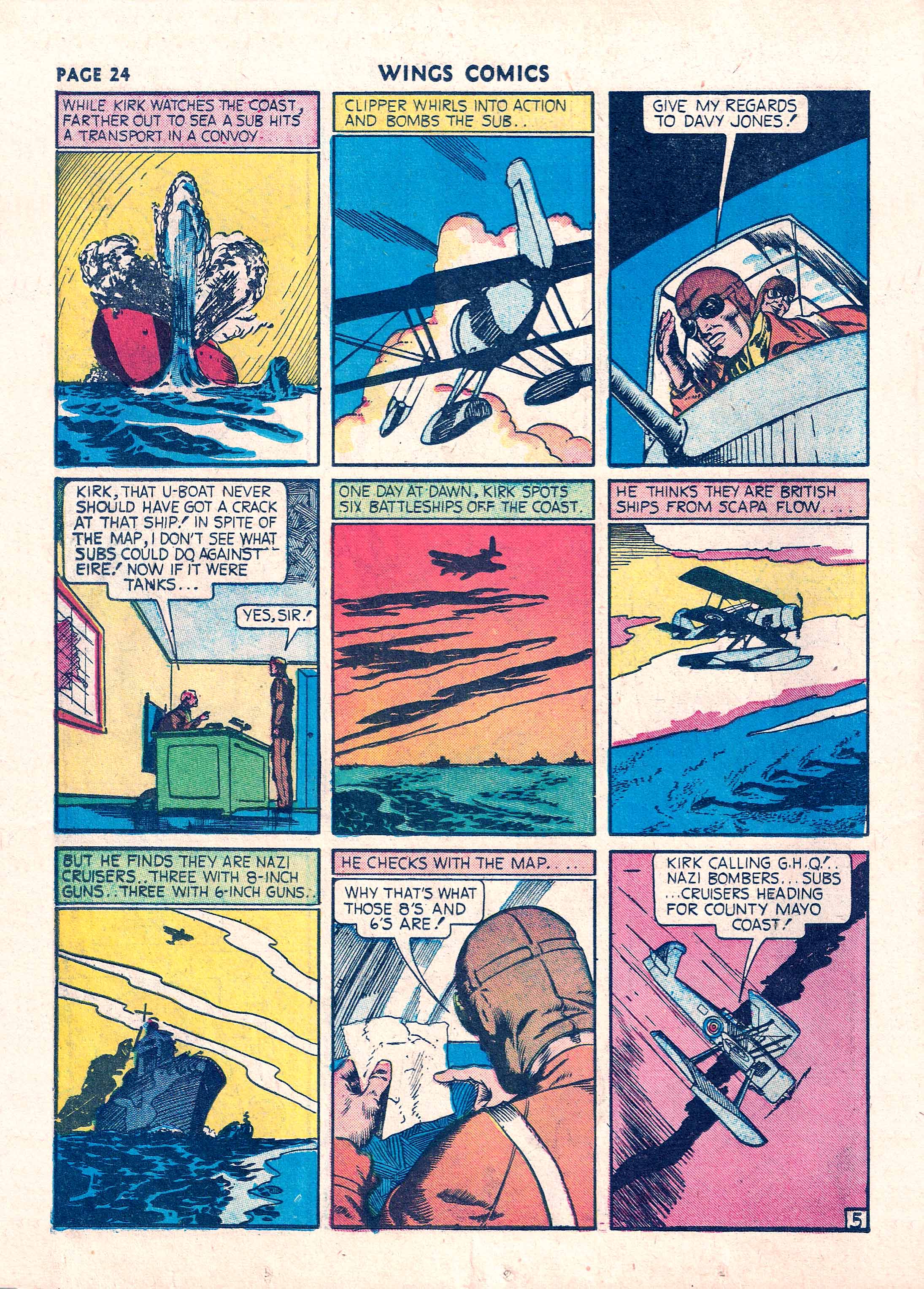 Read online Wings Comics comic -  Issue #9 - 26