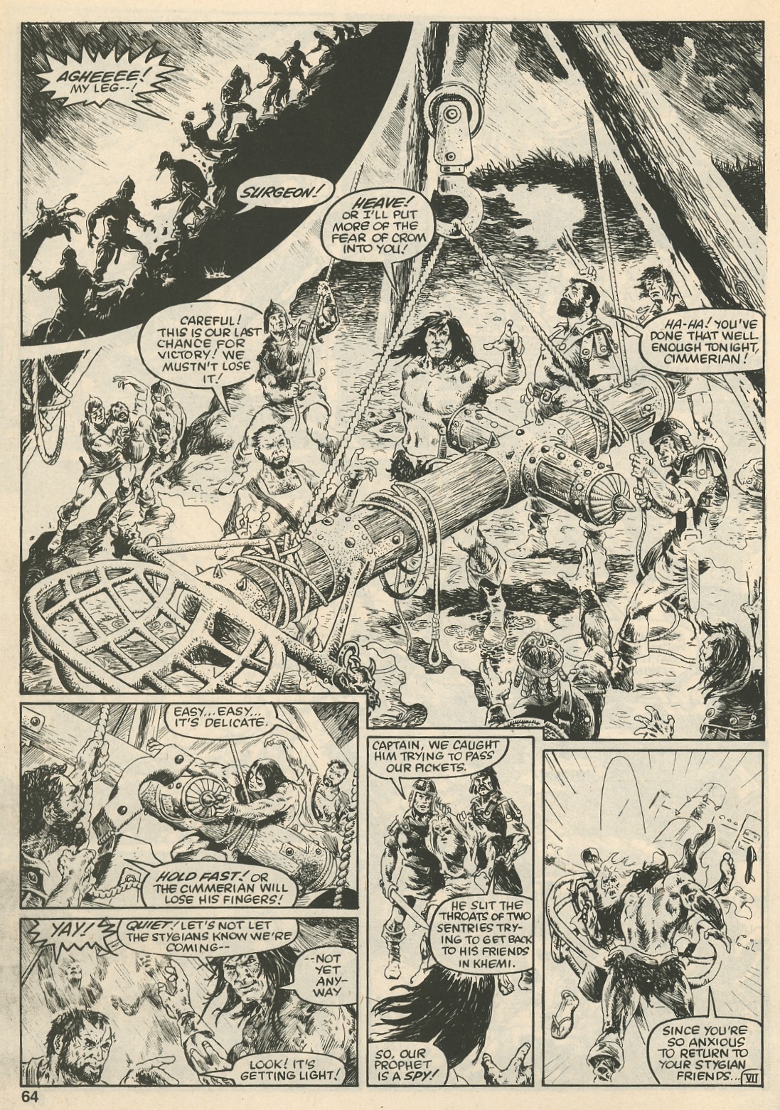 Read online The Savage Sword Of Conan comic -  Issue #108 - 64