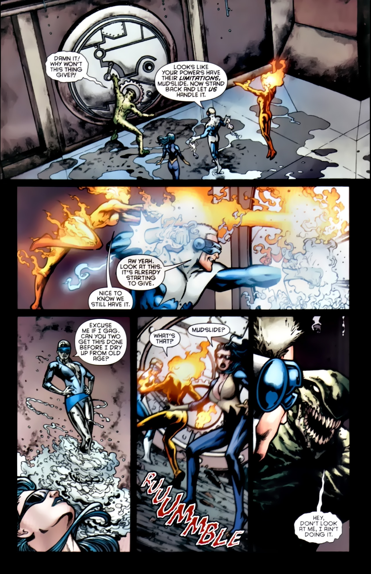 Read online The Outsiders (2009) comic -  Issue #27 - 16