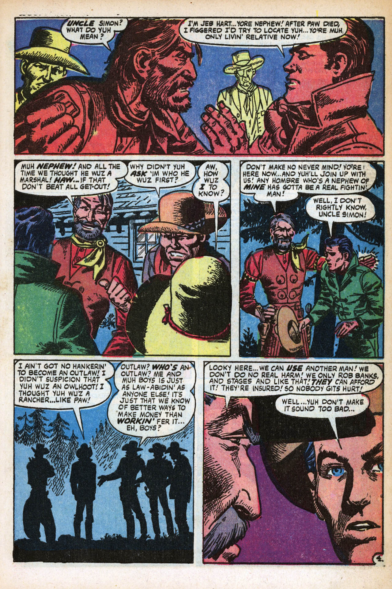 Read online Western Outlaws (1954) comic -  Issue #19 - 29