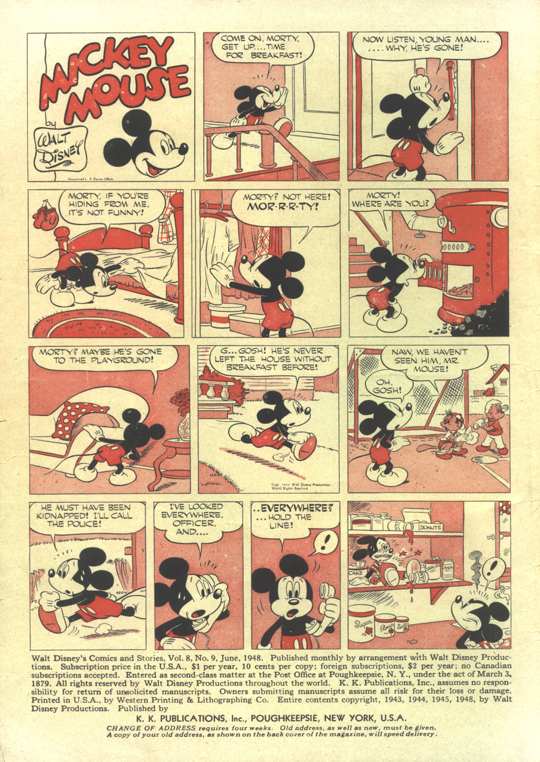 Read online Walt Disney's Comics and Stories comic -  Issue #93 - 2