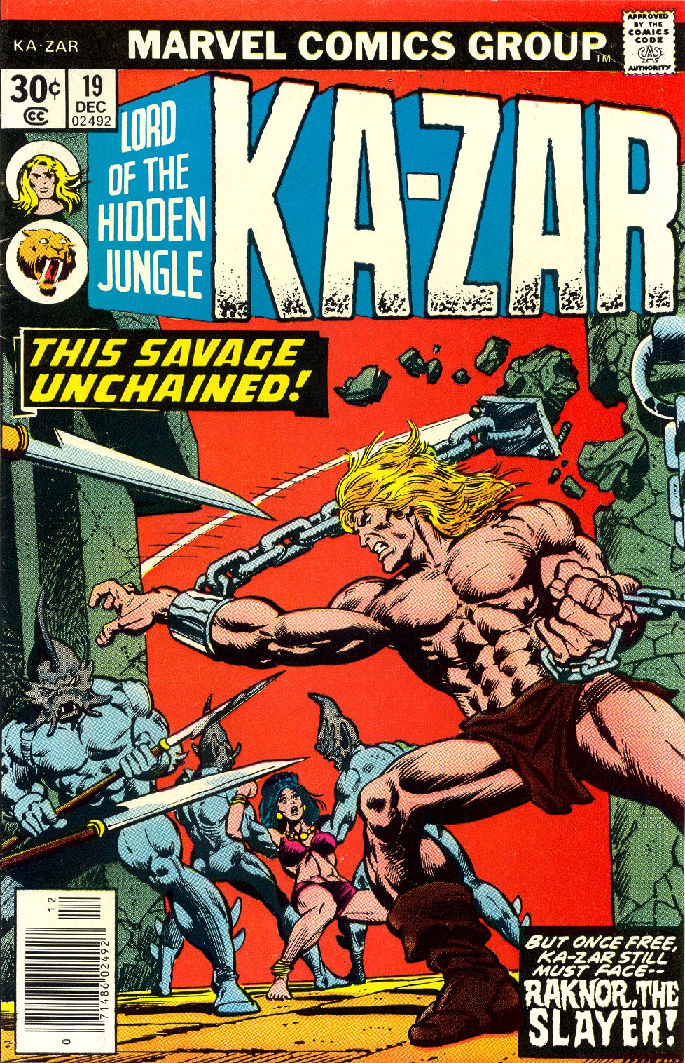 Read online Ka-Zar comic -  Issue #19 - 1