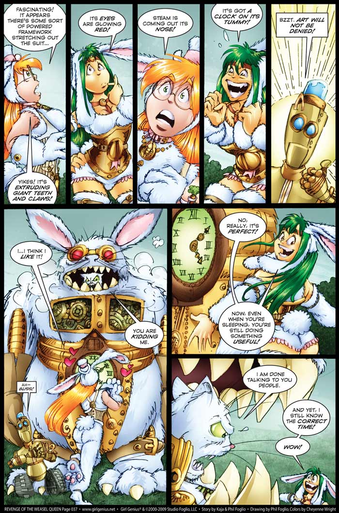 Read online Girl Genius (2002) comic -  Issue #9 - 134