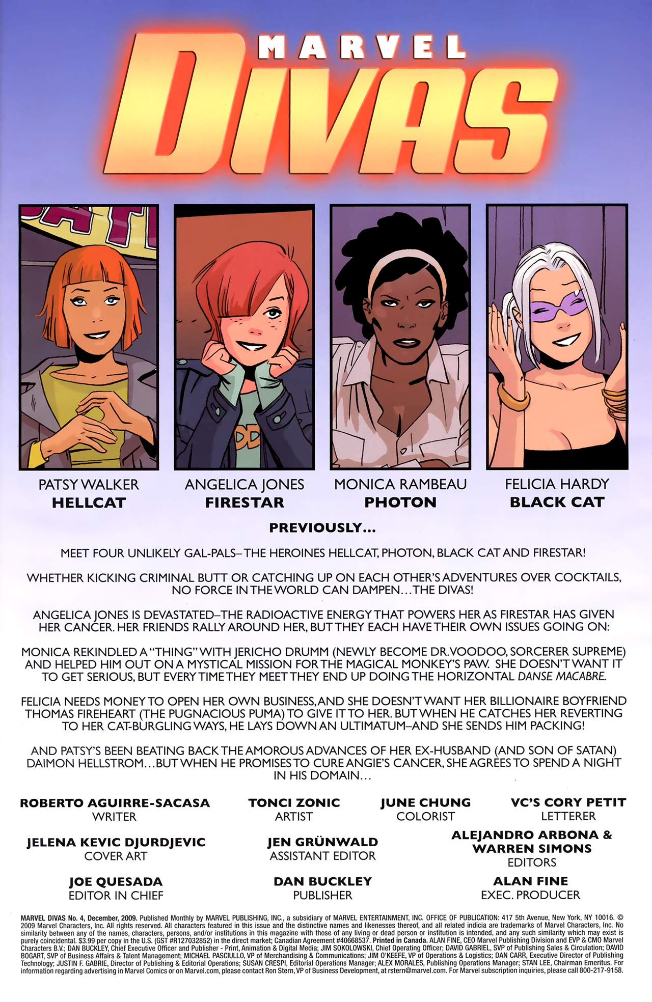 Read online Marvel Divas comic -  Issue #4 - 2