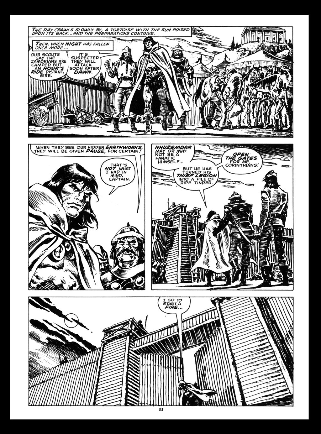 Read online The Savage Sword Of Conan comic -  Issue #212 - 34