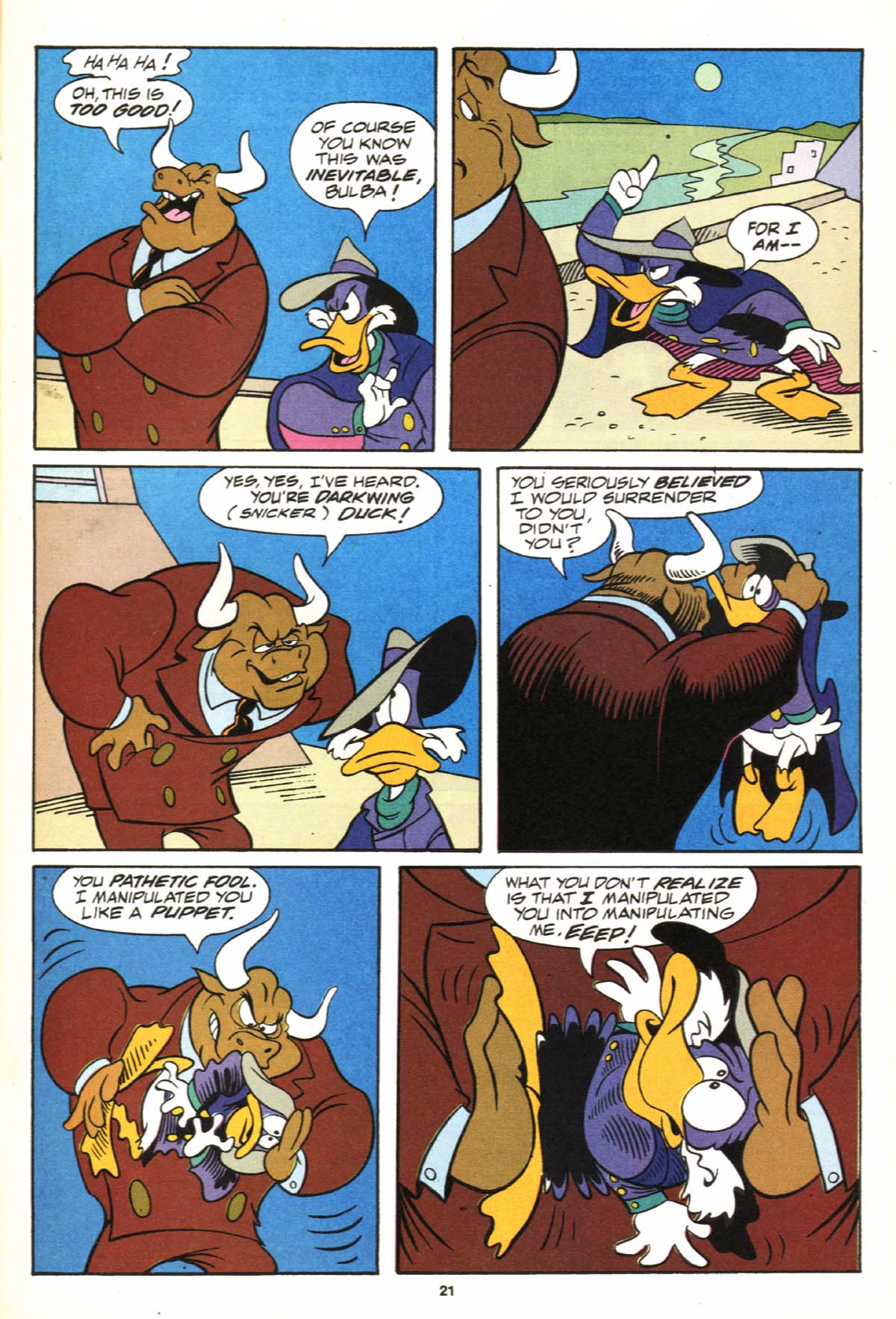Read online Disney's Darkwing Duck Limited Series comic -  Issue #3 - 22