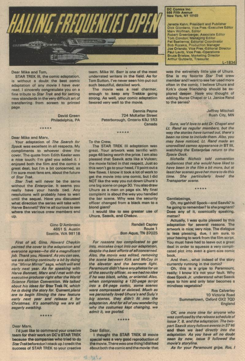 Read online Star Trek (1984) comic -  Issue #11 - 25