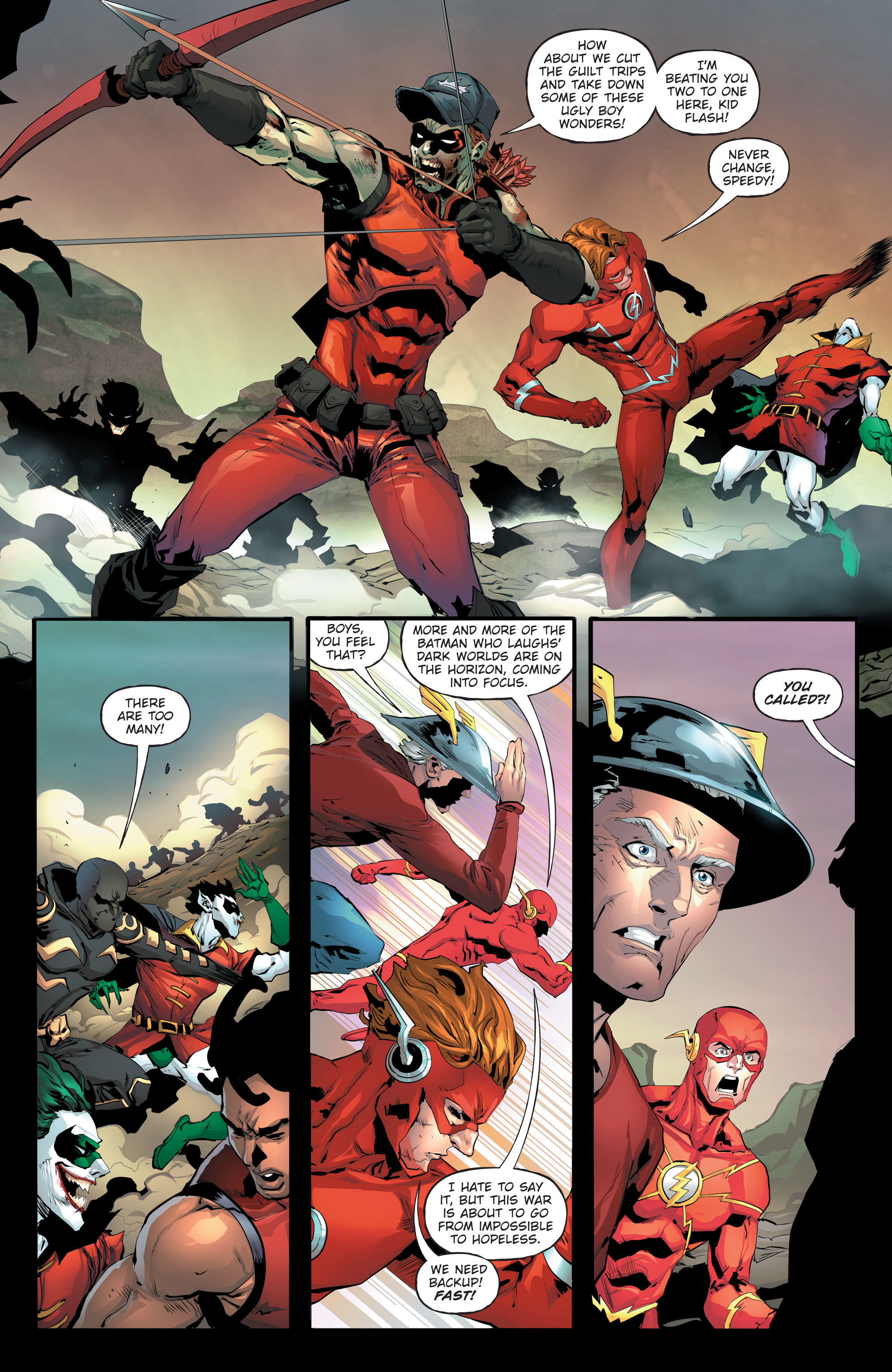 Read online Dark Nights: Death Metal The Last 52: War of the Multiverses comic -  Issue # TPB - 11