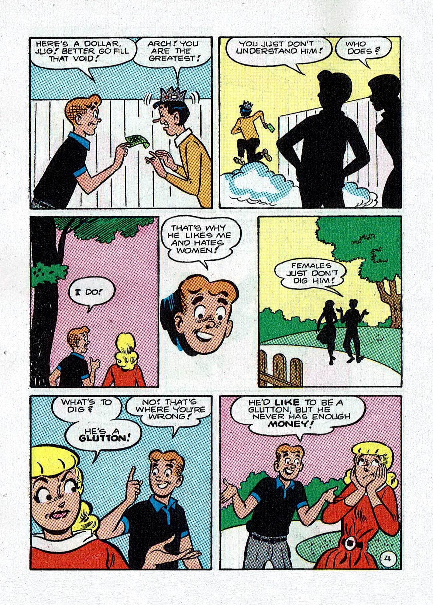 Read online Jughead Jones Comics Digest comic -  Issue #75 - 88
