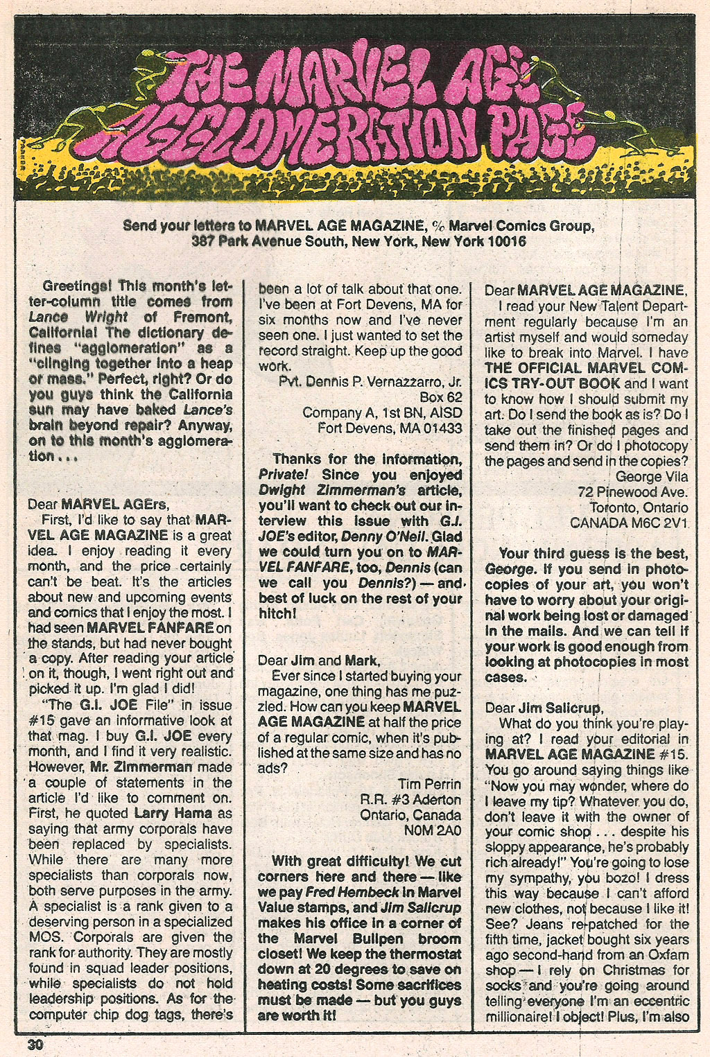 Read online Marvel Age comic -  Issue #18 - 31