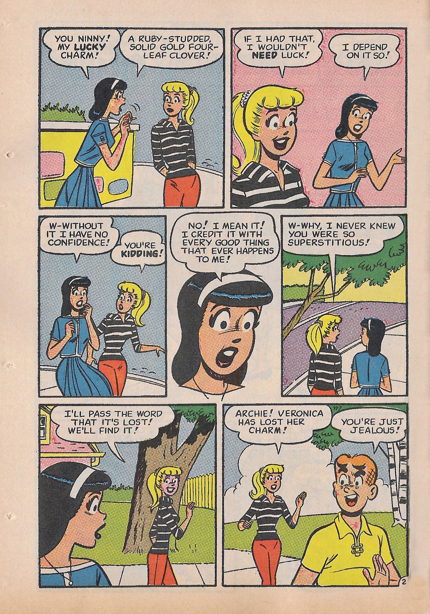Read online Betty and Veronica Digest Magazine comic -  Issue #51 - 121