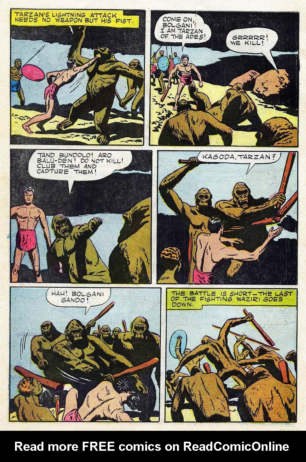 Read online Tarzan (1948) comic -  Issue #10 - 6