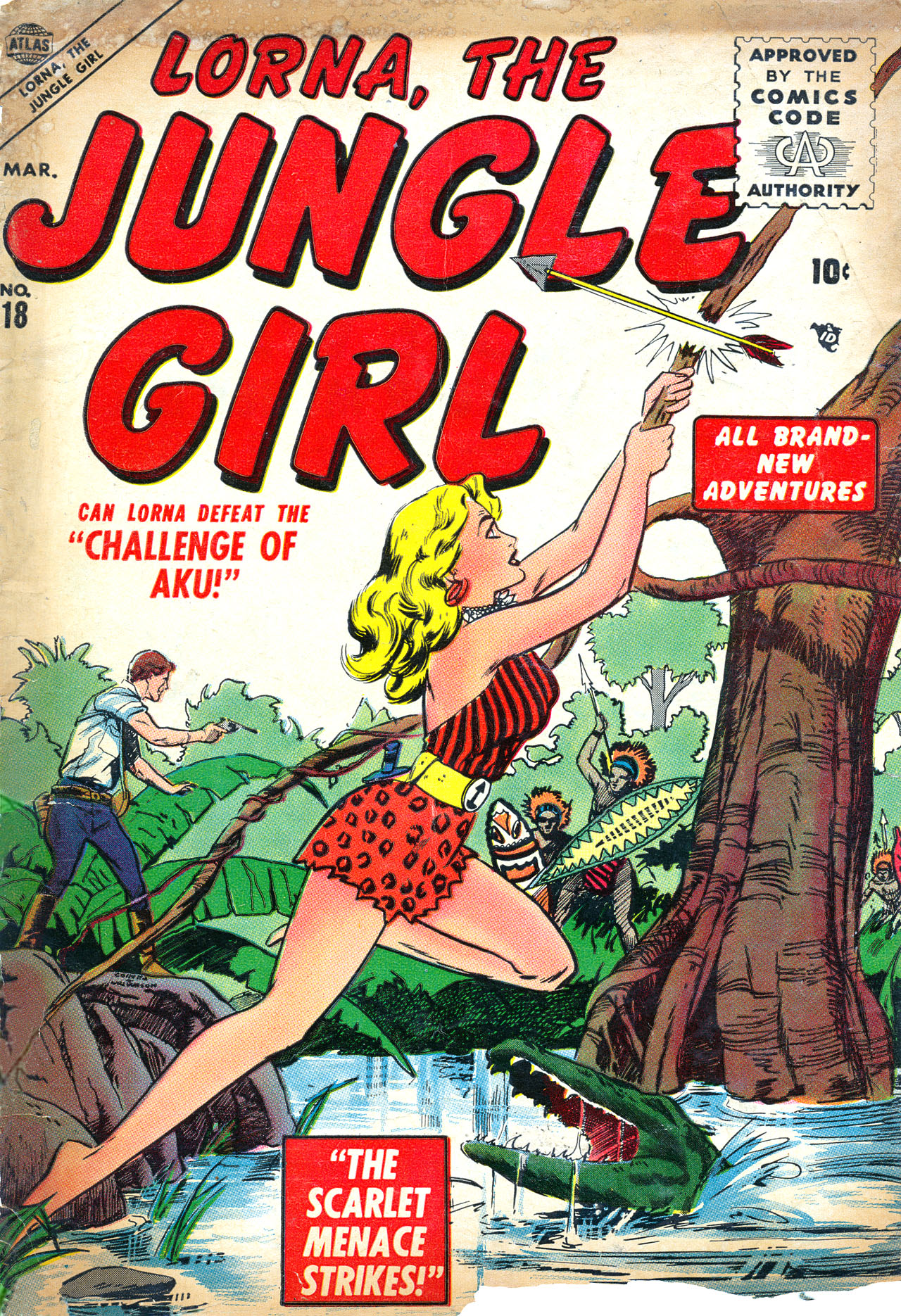 Read online Lorna, The Jungle Girl comic -  Issue #18 - 1