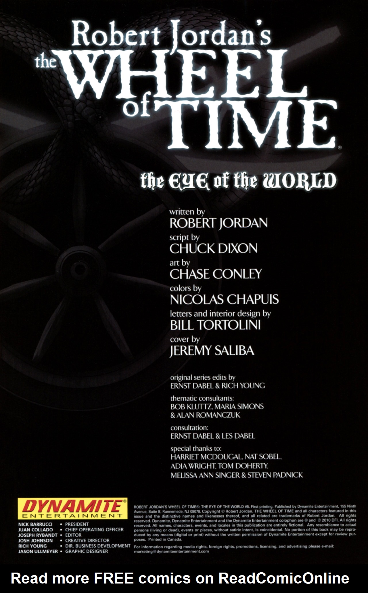Read online Robert Jordan's Wheel of Time: The Eye of the World comic -  Issue #5 - 2