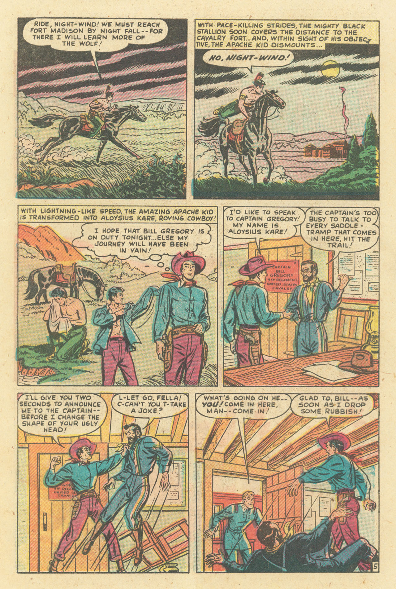 Read online Apache Kid comic -  Issue #2 - 7