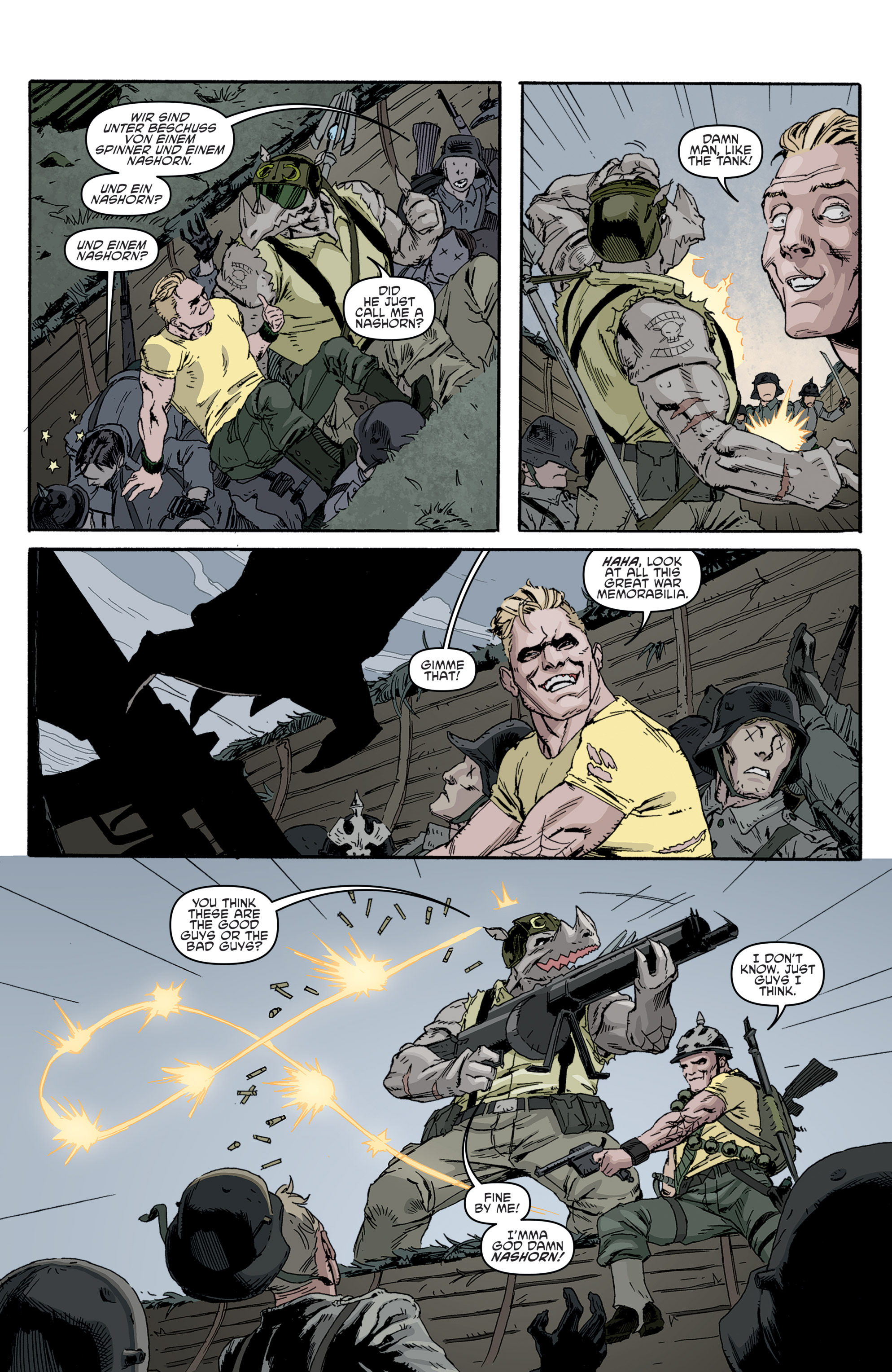Read online Teenage Mutant Ninja Turtles Bebop & Rocksteady Destroy Everything comic -  Issue #4 - 10