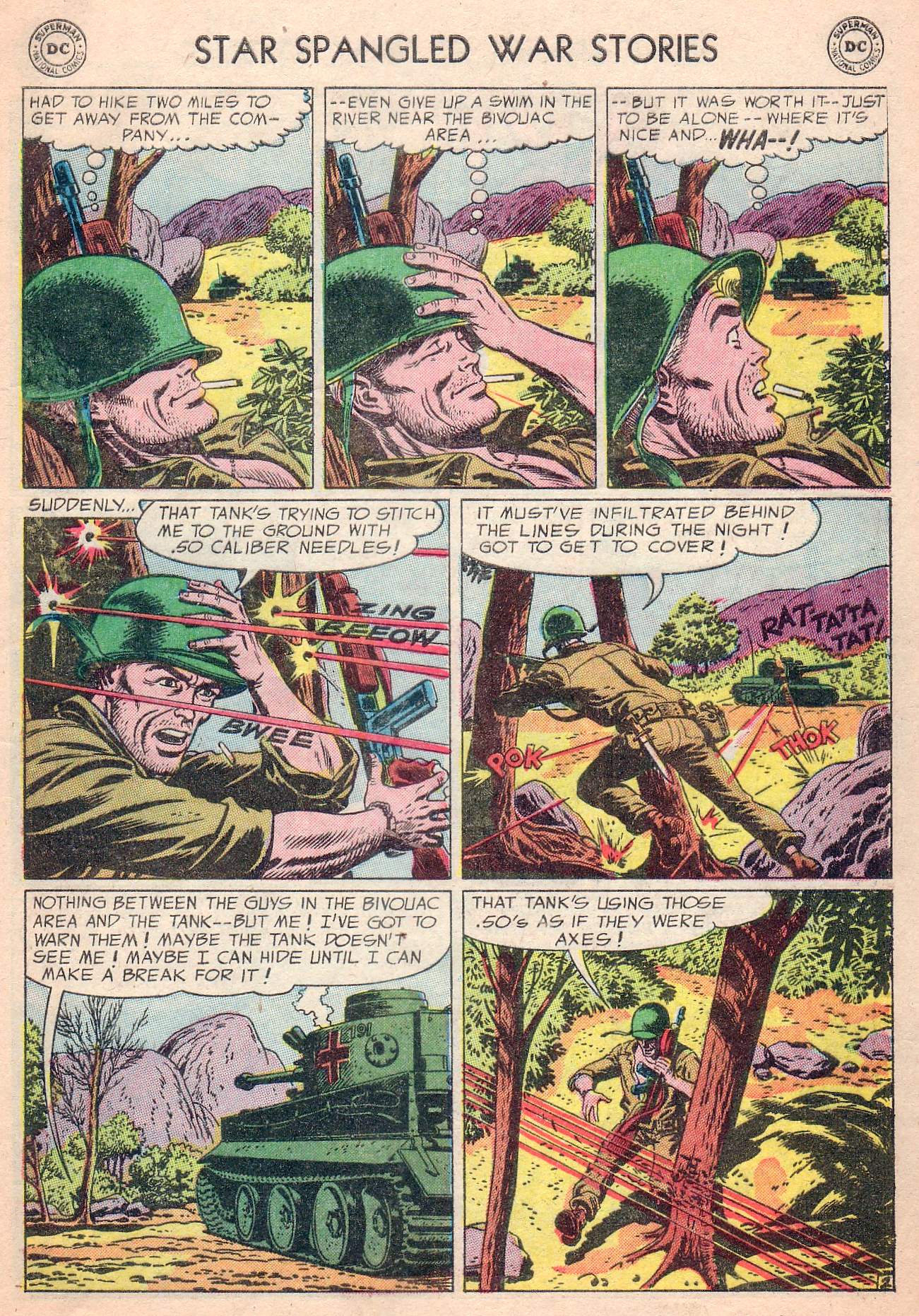 Read online Star Spangled War Stories (1952) comic -  Issue #27 - 29