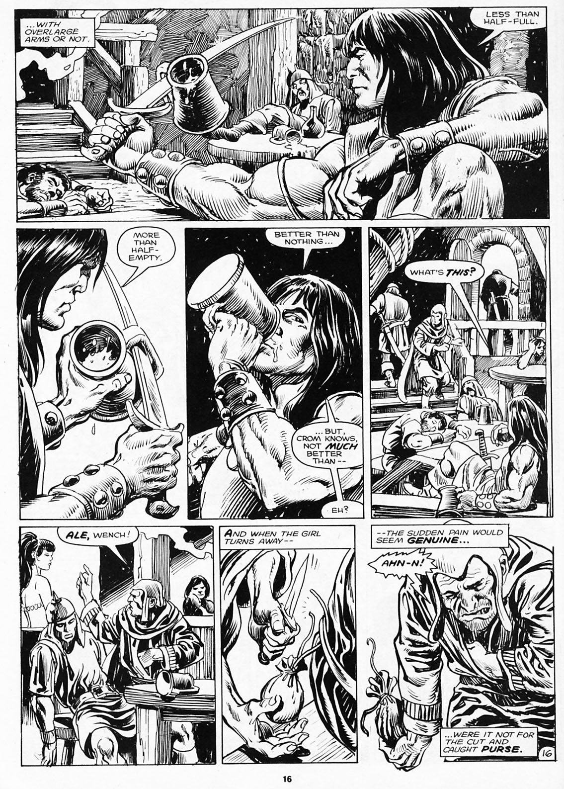 Read online The Savage Sword Of Conan comic -  Issue #180 - 18