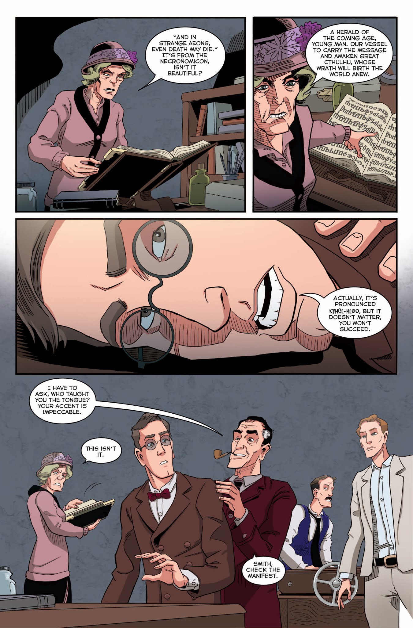 Read online Herald: Lovecraft and Tesla comic -  Issue #3 - 8