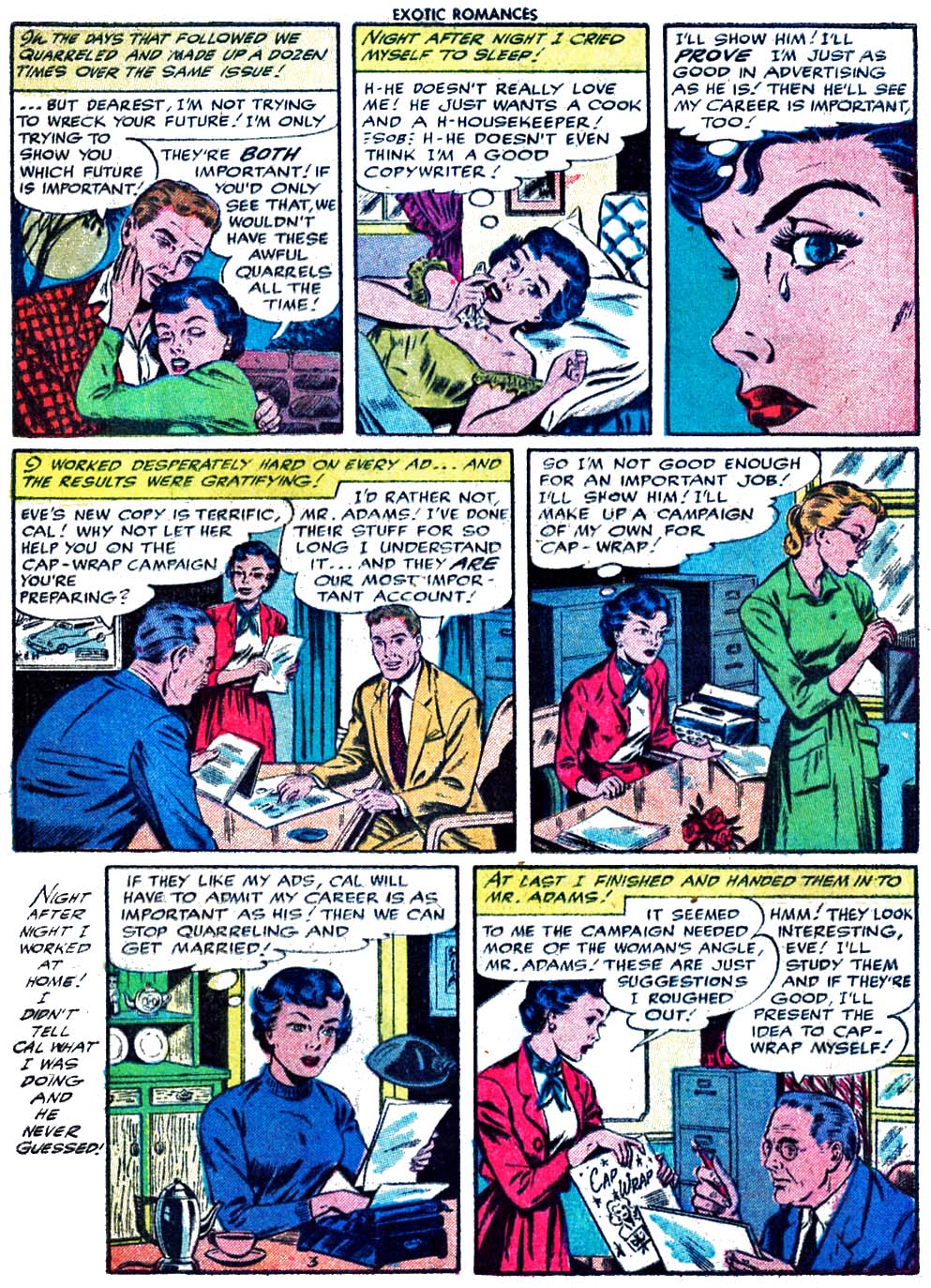 Read online Exotic Romances comic -  Issue #27 - 28