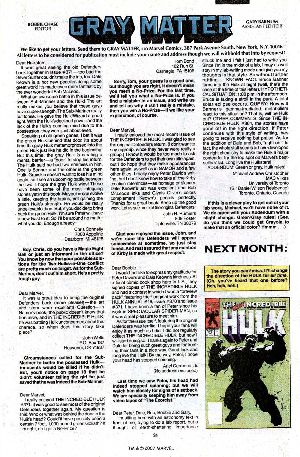 Read online The Incredible Hulk (1968) comic -  Issue #376 - 33