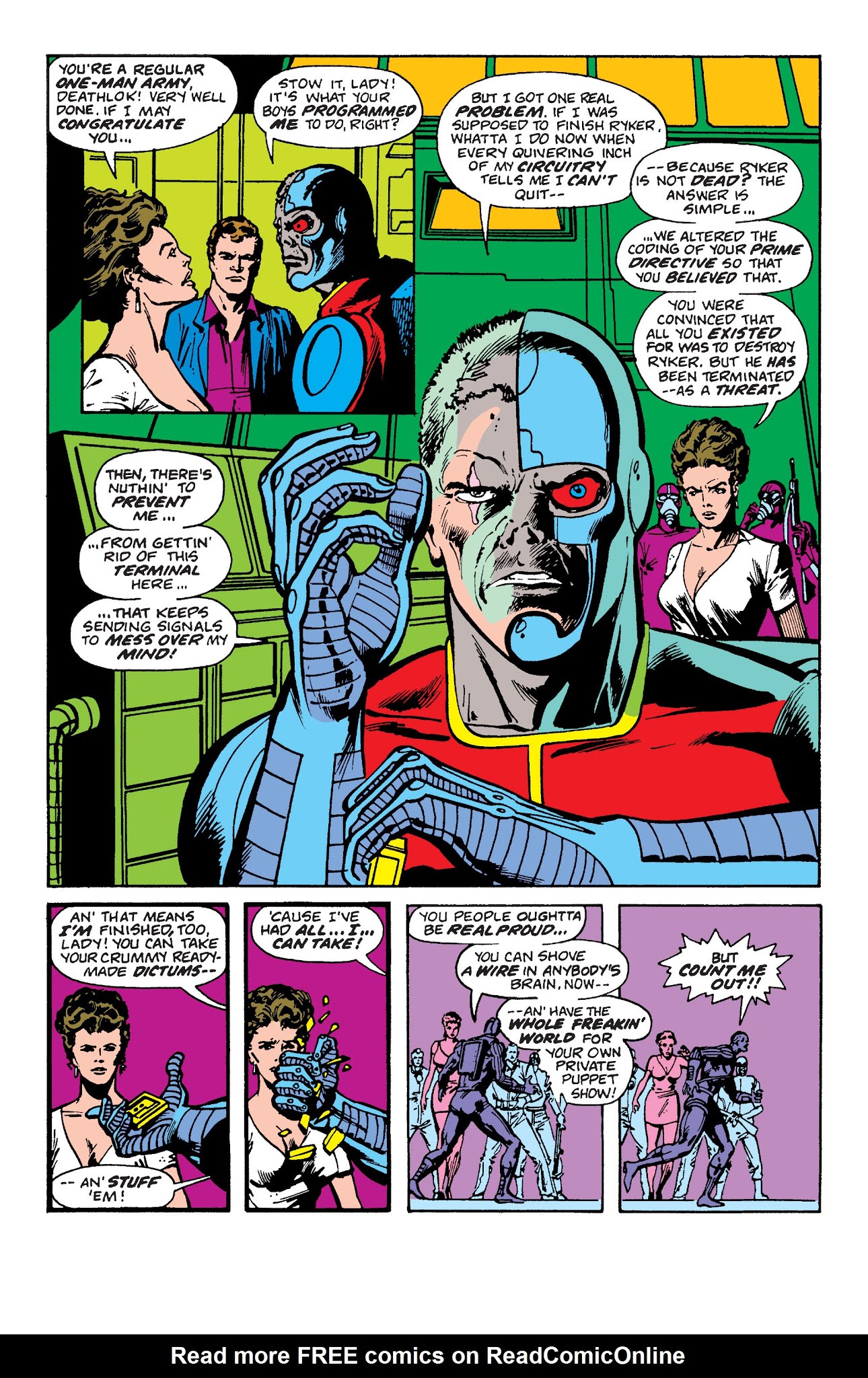 Read online Deathlok the Demolisher: The Complete Collection comic -  Issue # TPB - 167