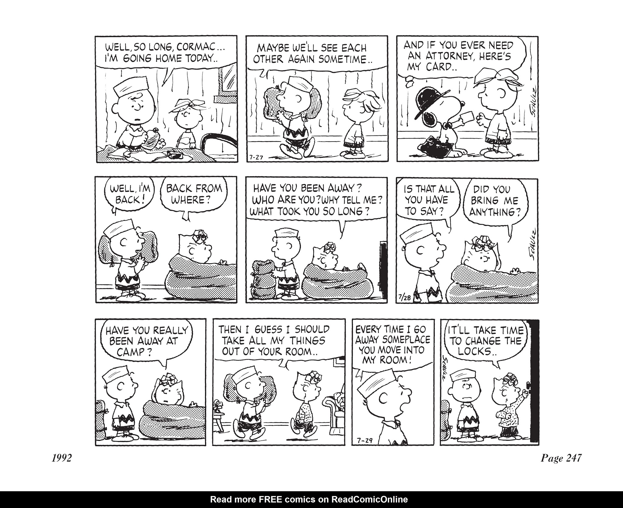 Read online The Complete Peanuts comic -  Issue # TPB 21 - 261
