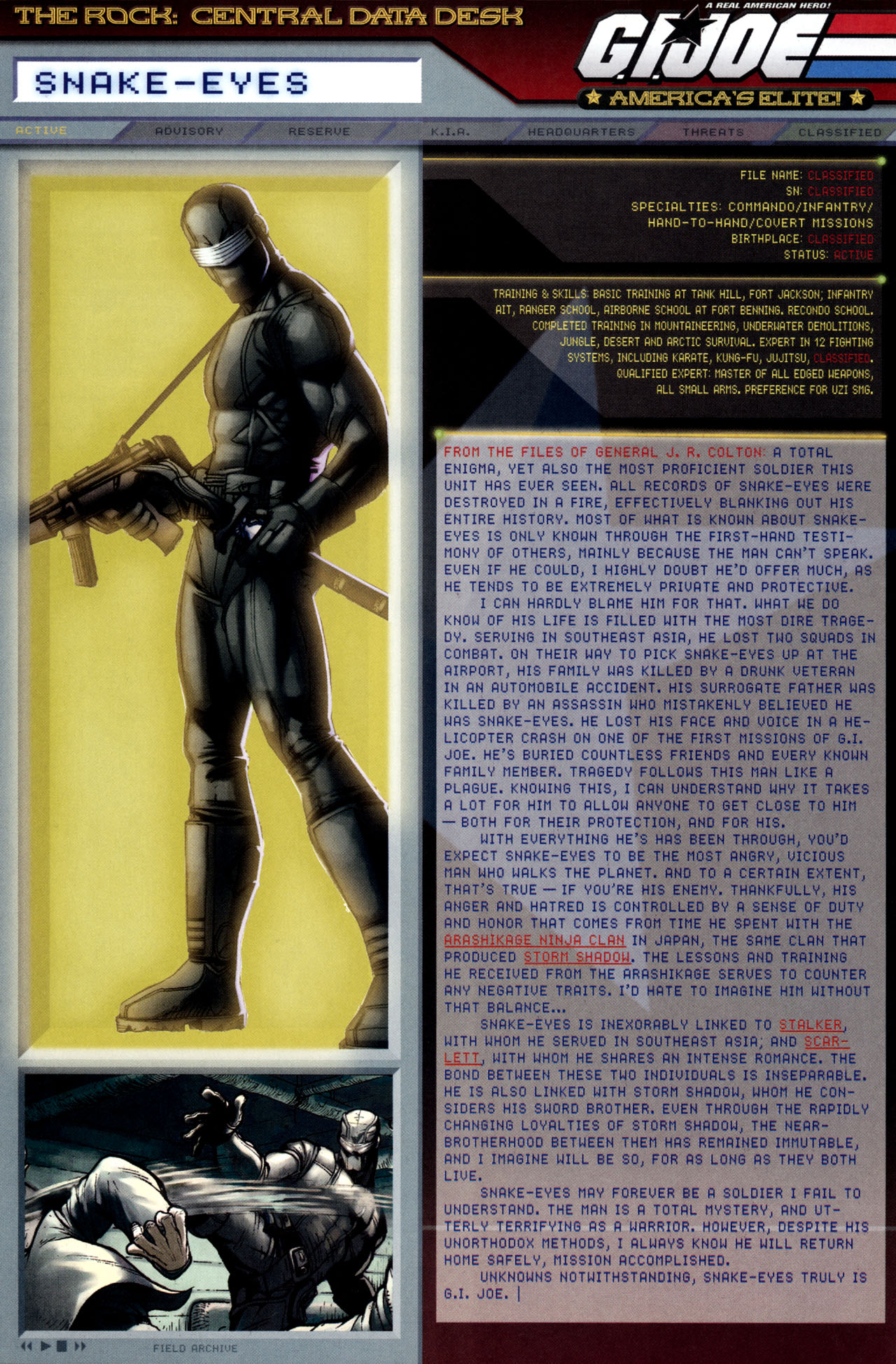 Read online G.I. Joe: Data Desk Handbook comic -  Issue #3 - 15