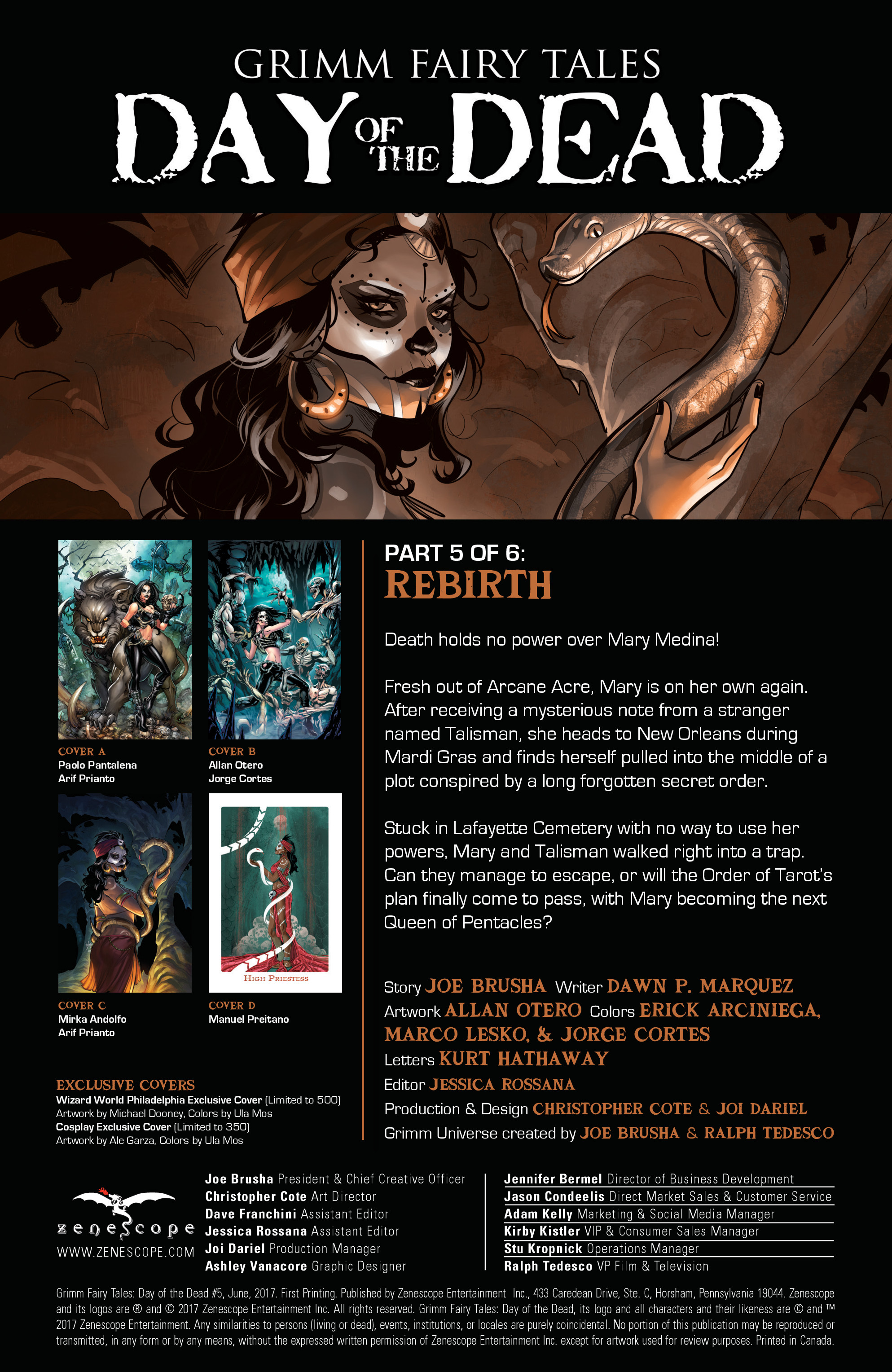Read online Grimm Fairy Tales: Day of the Dead comic -  Issue #5 - 2