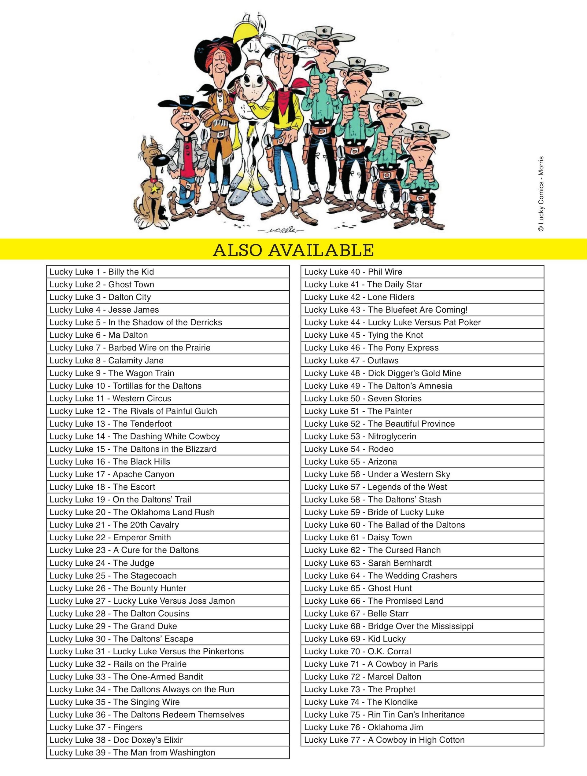 Read online A Lucky Luke Adventure comic -  Issue #78 - 50