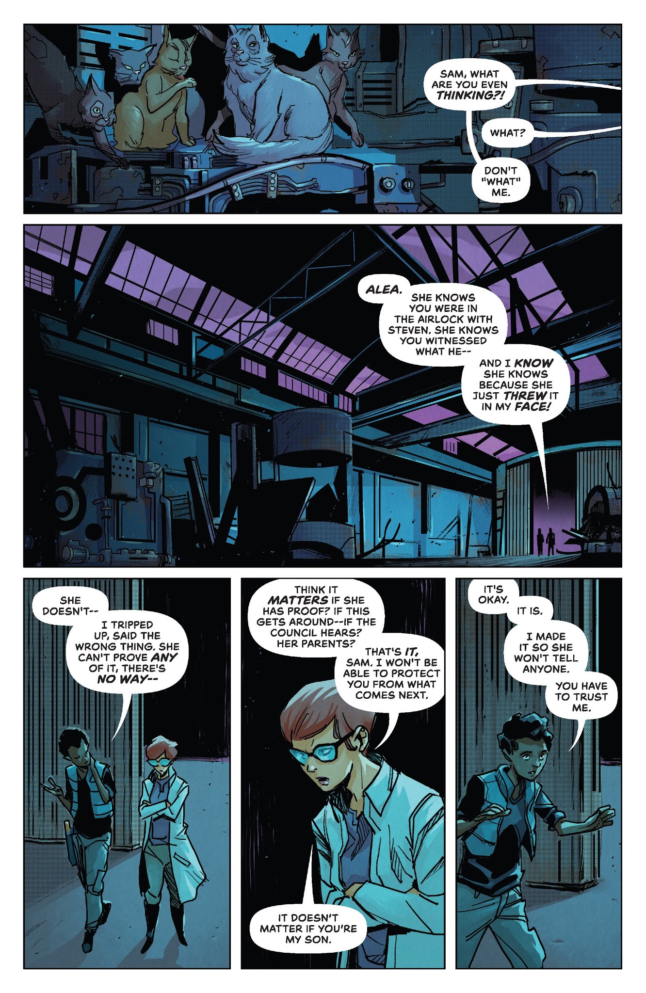 Read online Outpost Zero comic -  Issue #4 - 4