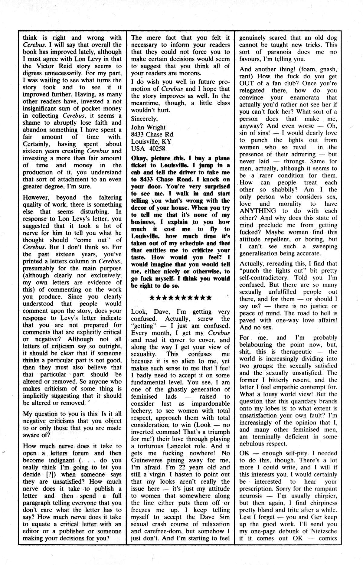 Read online Cerebus comic -  Issue #184 - 24