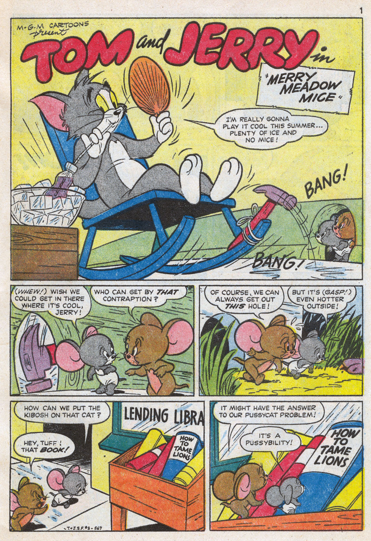 Read online Tom and Jerry's Summer Fun comic -  Issue #3 - 4