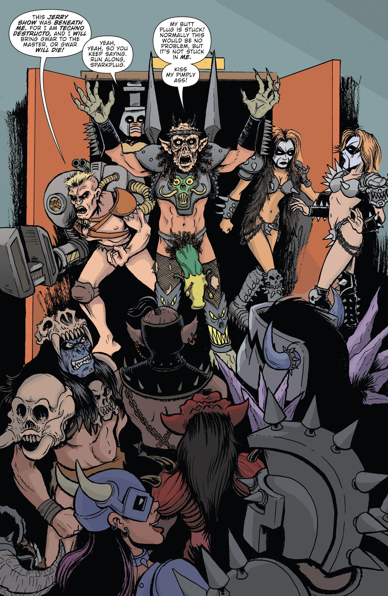 Read online Gwar: Orgasmageddon comic -  Issue #3 - 16