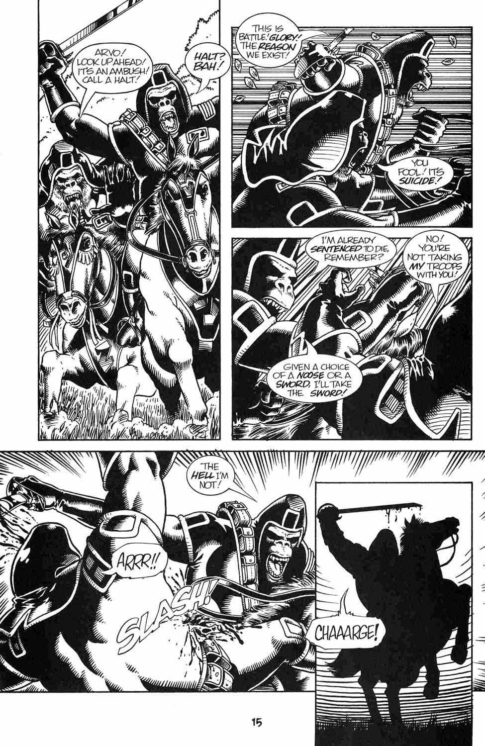 Read online Planet of the Apes: The Forbidden Zone comic -  Issue #4 - 17