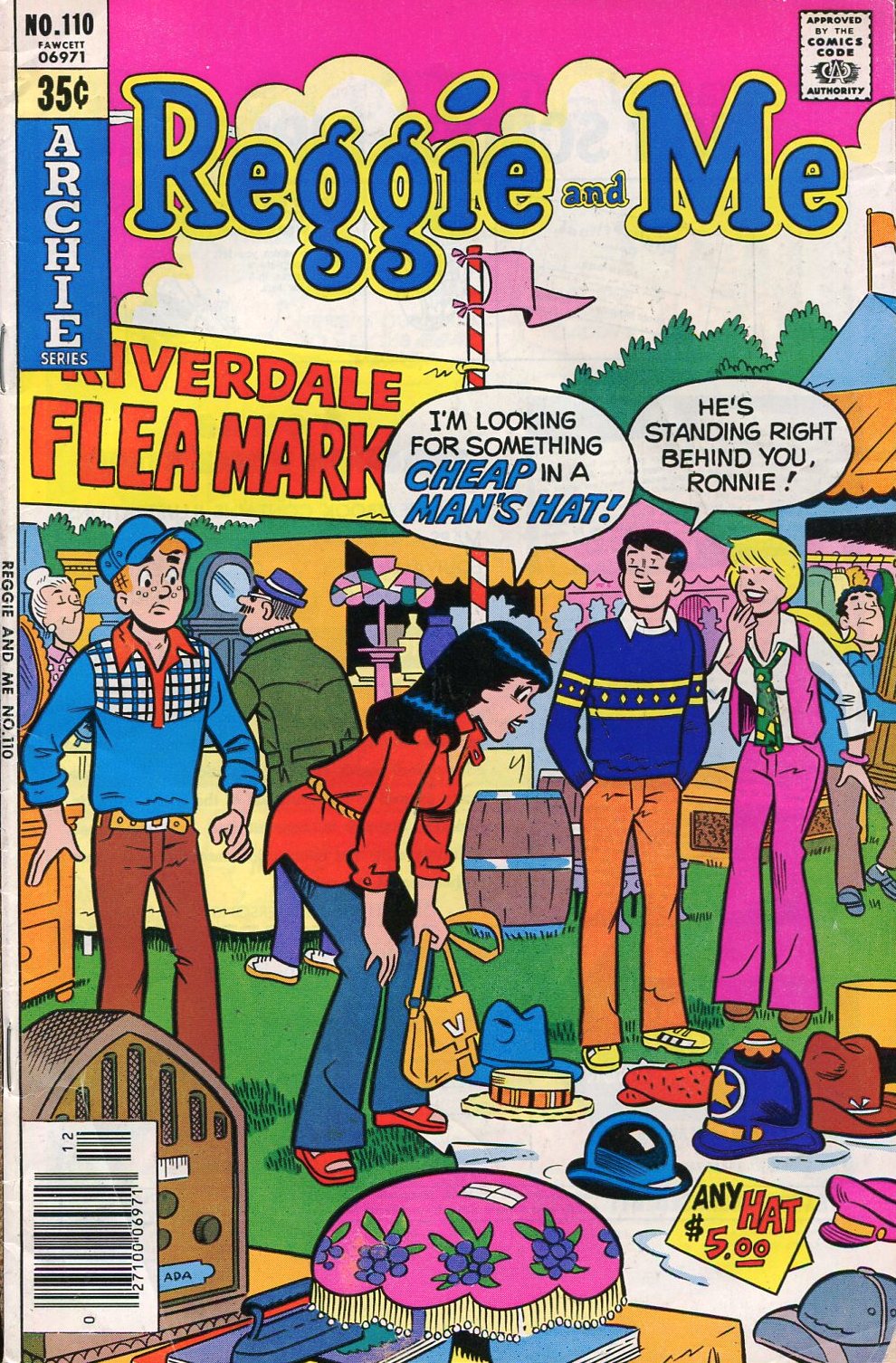 Read online Reggie and Me (1966) comic -  Issue #110 - 1
