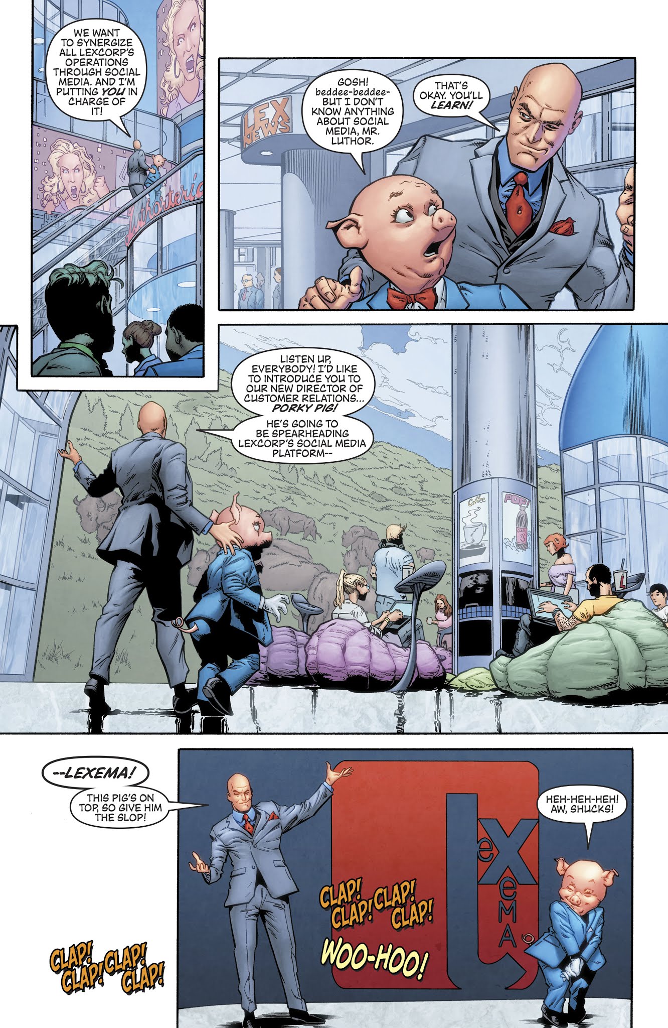 Read online Lex Luthor/Porky Pig comic -  Issue # Full - 9
