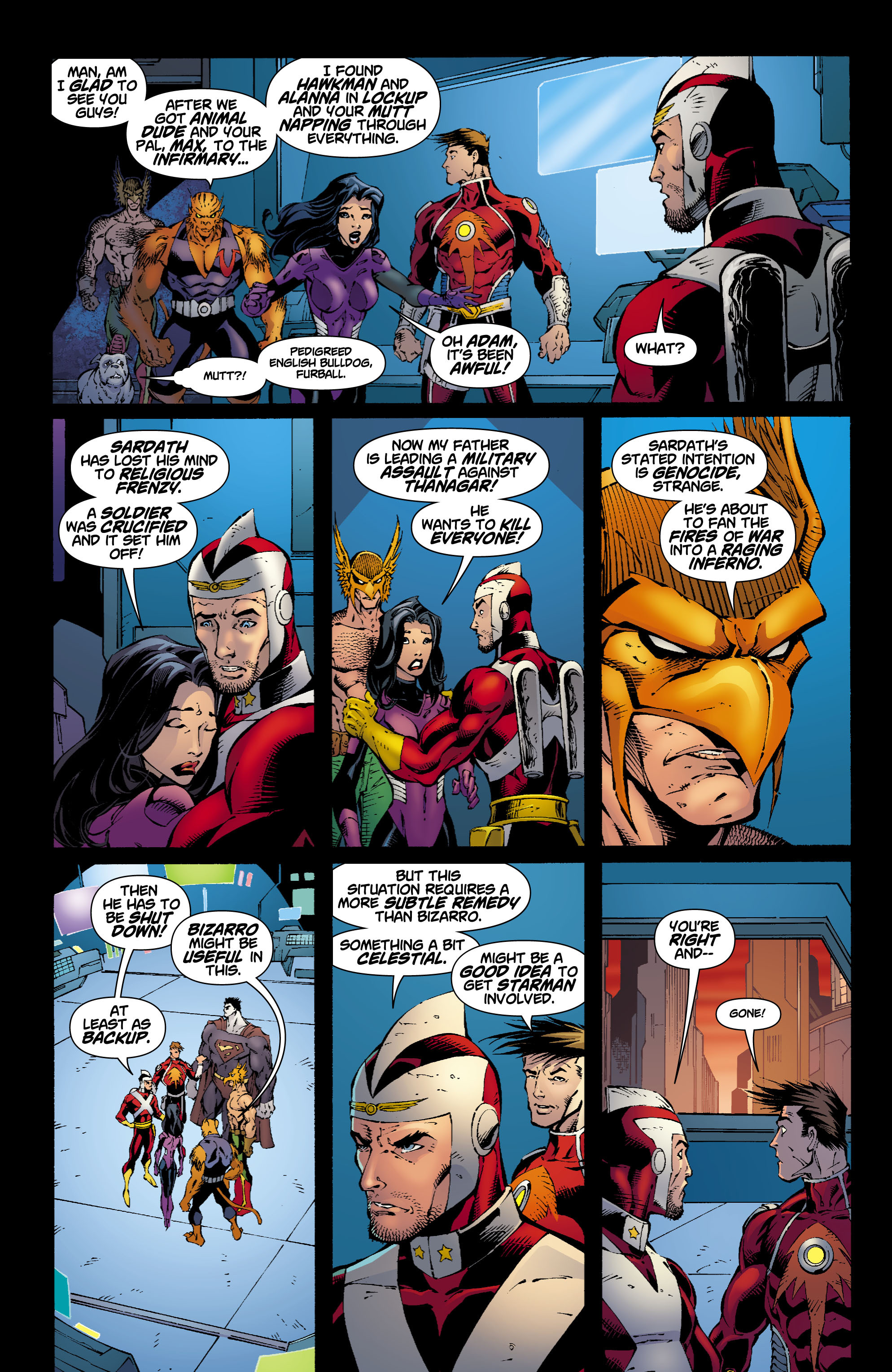 Read online Rann/Thanagar Holy War comic -  Issue #5 - 6