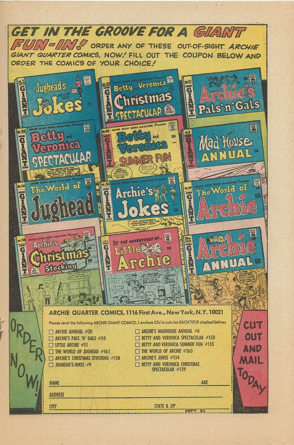 Read online Archie's Joke Book Magazine comic -  Issue #133 - 19