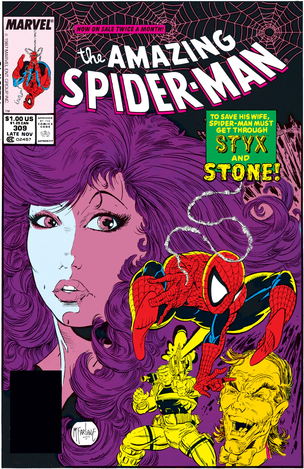 Read online The Amazing Spider-Man (1963) comic -  Issue #309 - 1