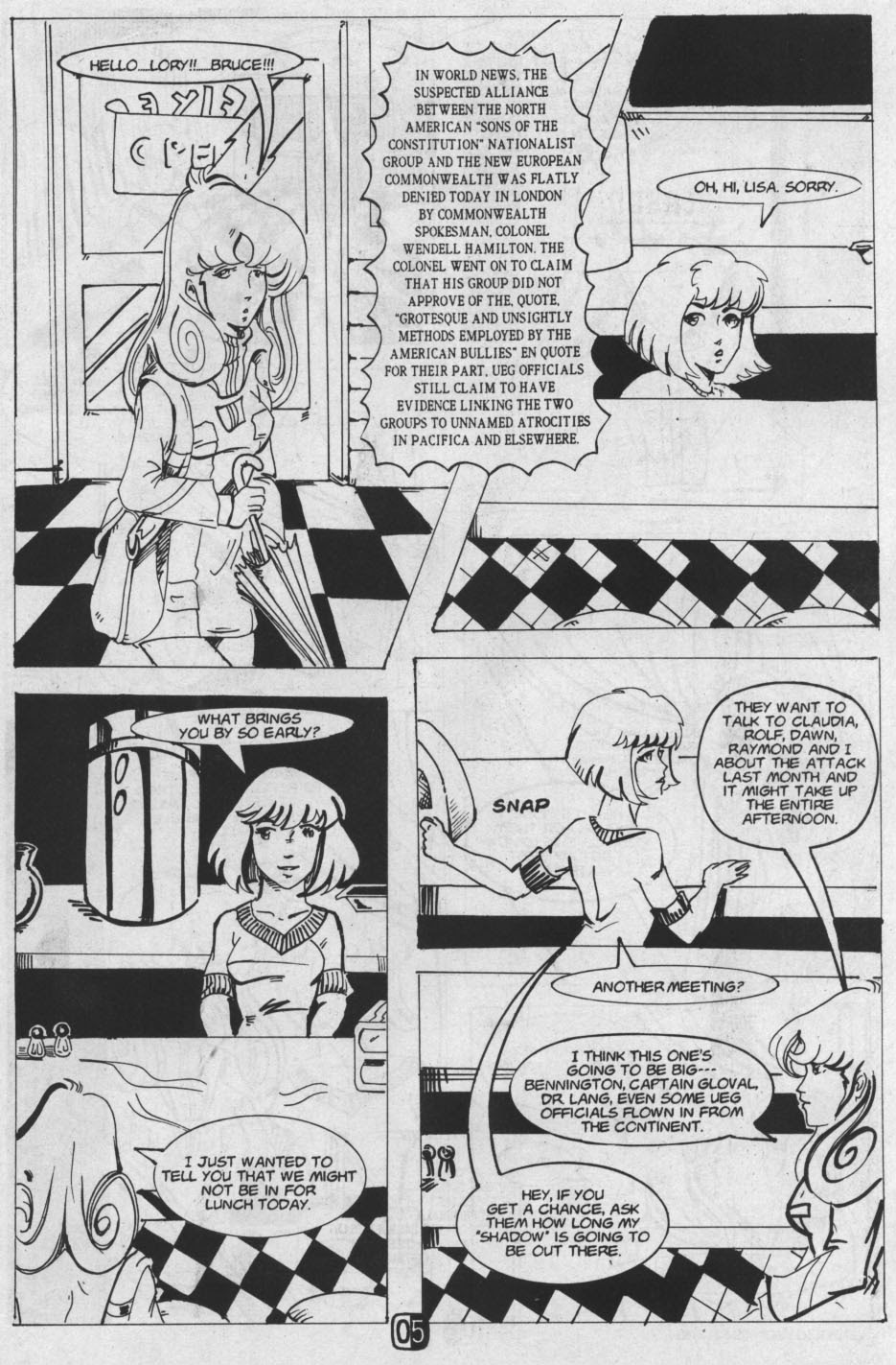 Read online Robotech Academy Blues comic -  Issue #4 - 7