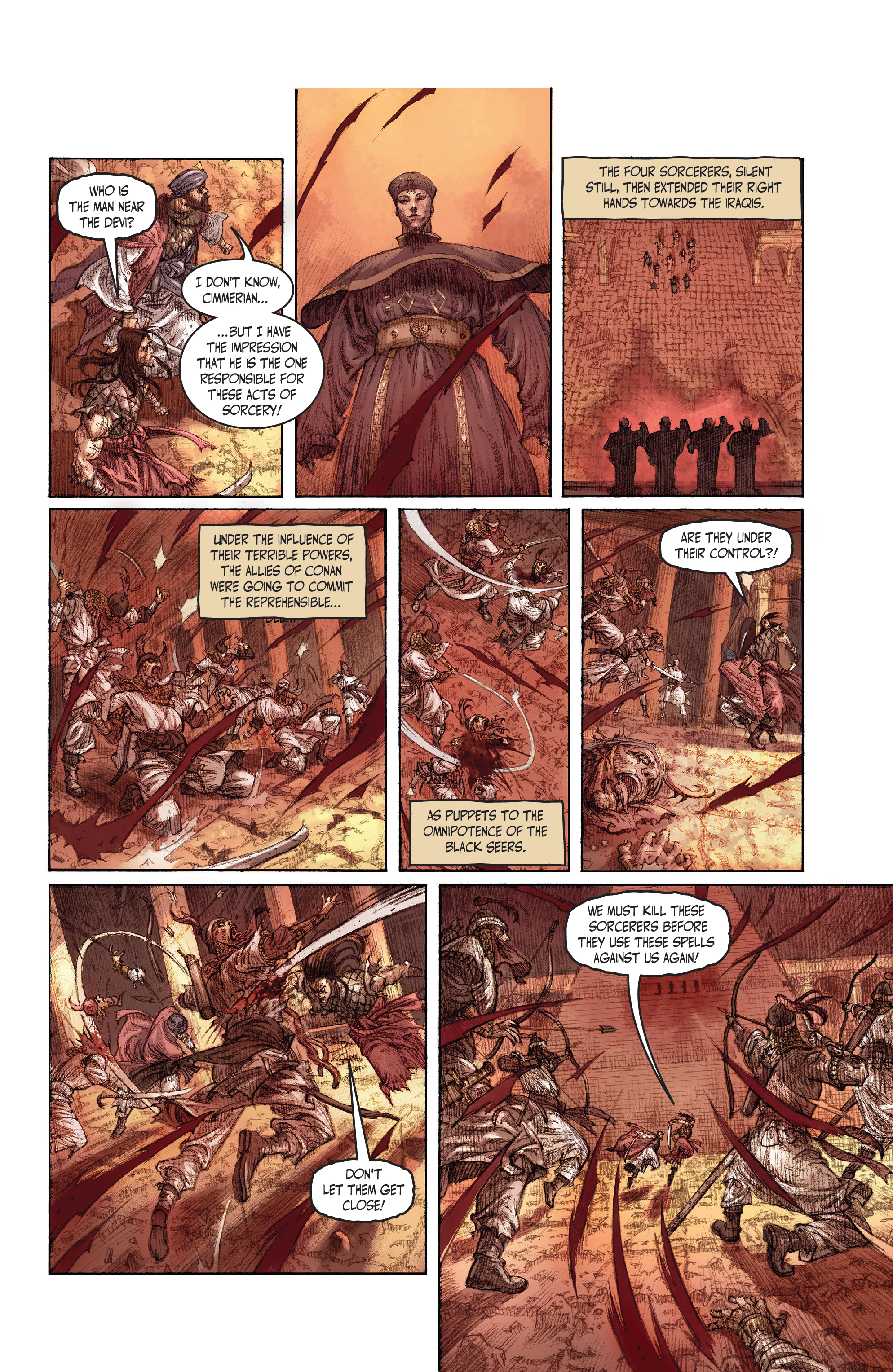 Read online The Cimmerian: People of the Black Circle comic -  Issue #3 - 12