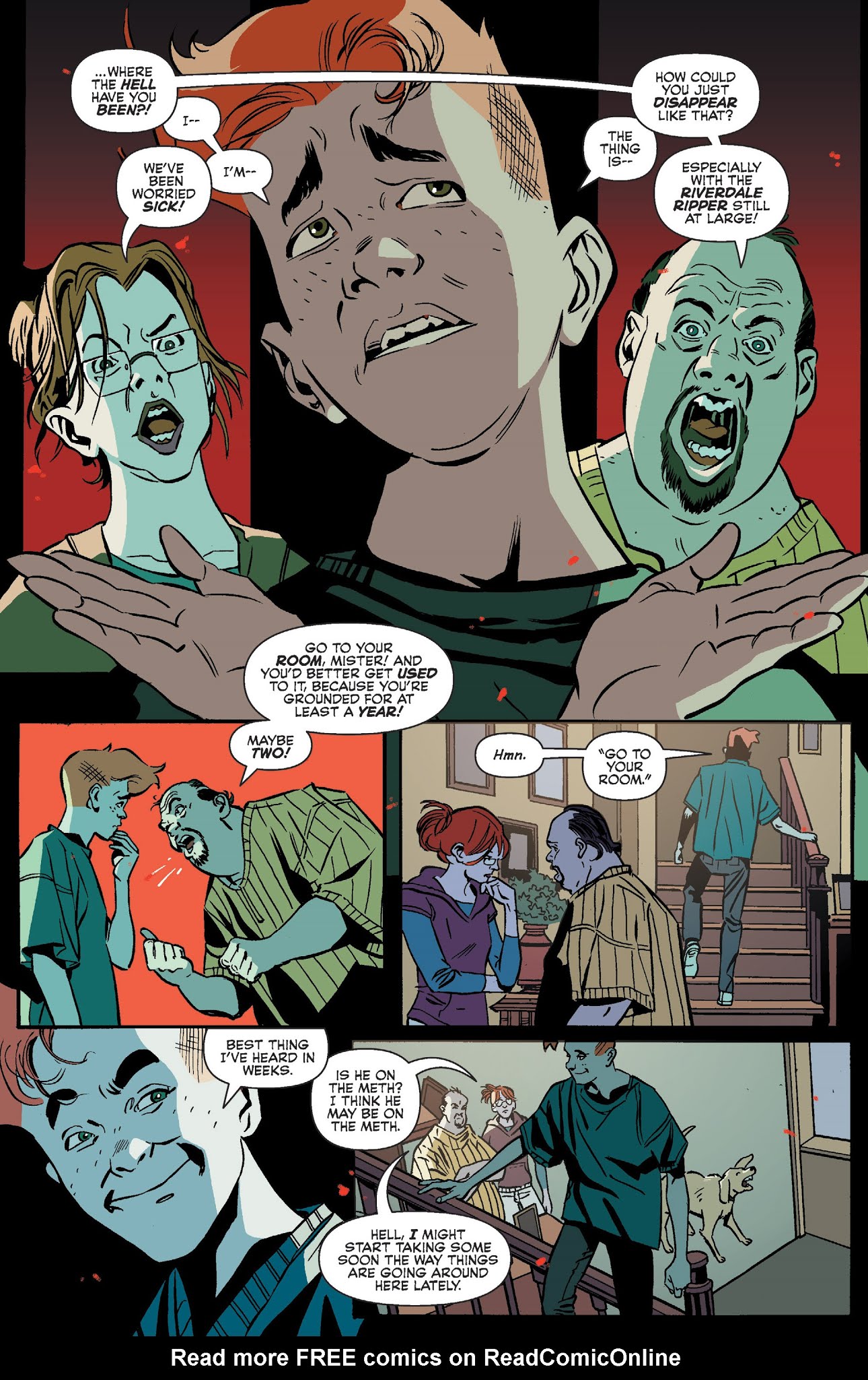 Read online Jughead The Hunger comic -  Issue #6 - 7