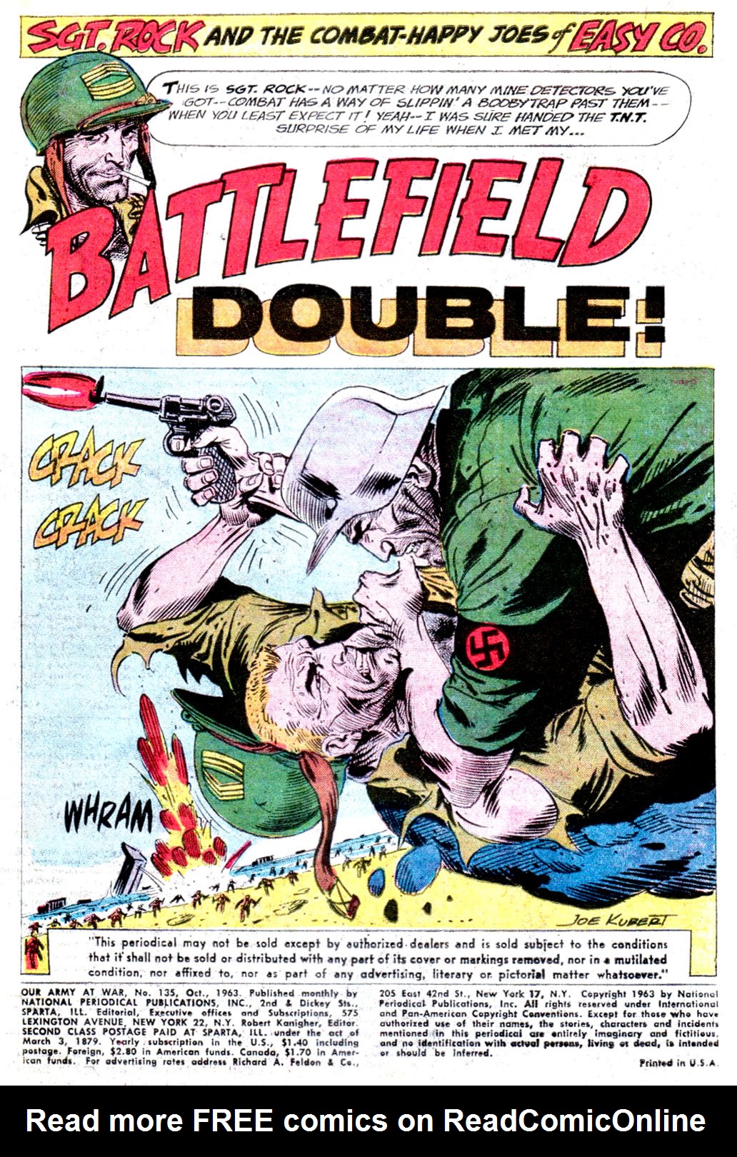 Read online Our Army at War (1952) comic -  Issue #135 - 3