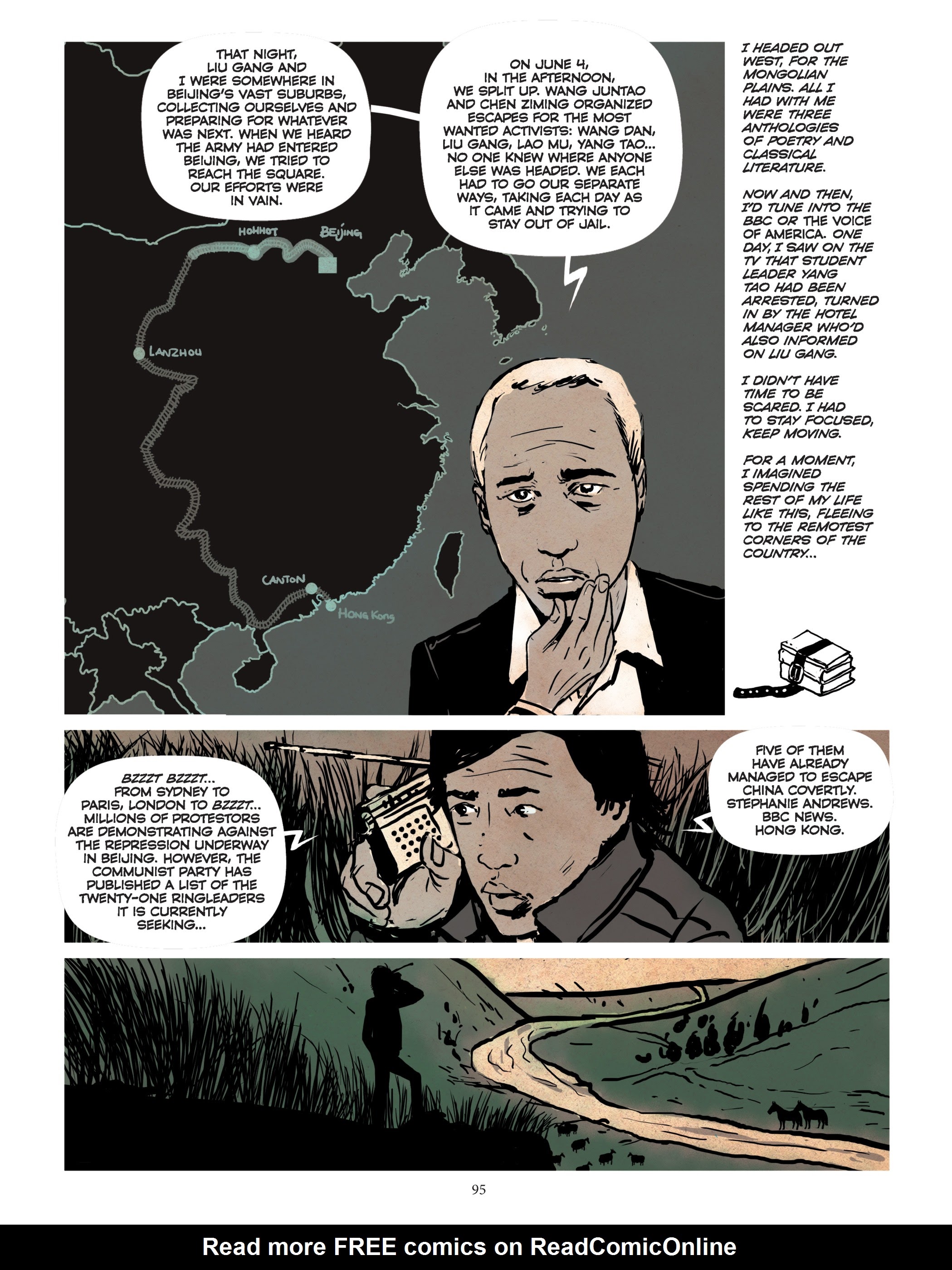 Read online Tiananmen 1989: Our Shattered Hopes comic -  Issue # TPB - 98