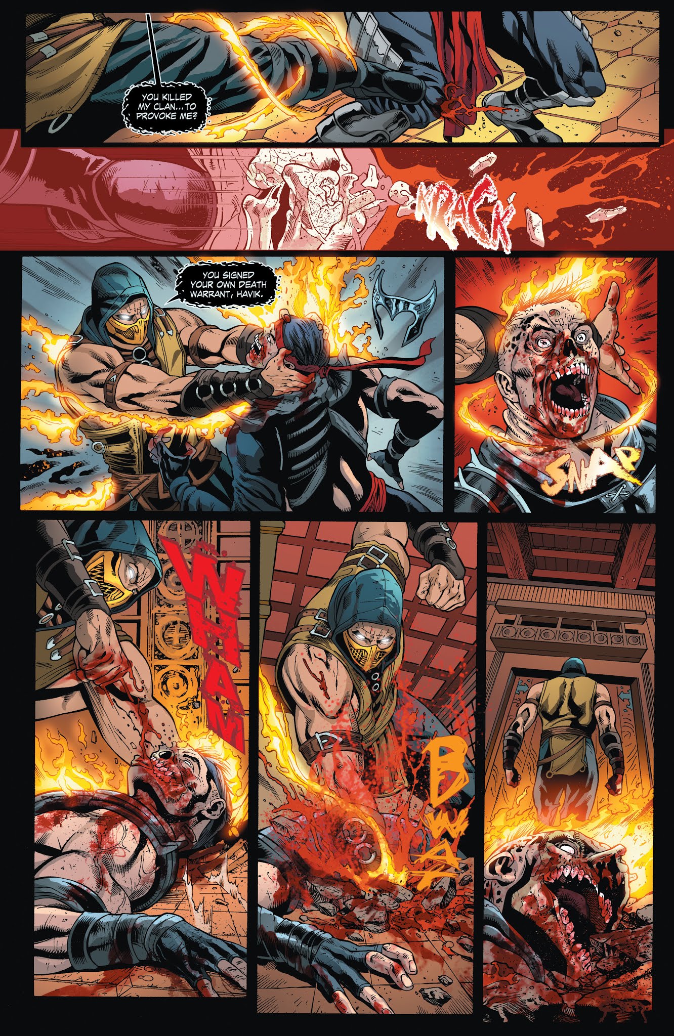Read online Mortal Kombat X [I] comic -  Issue # _TPB 2 - 119