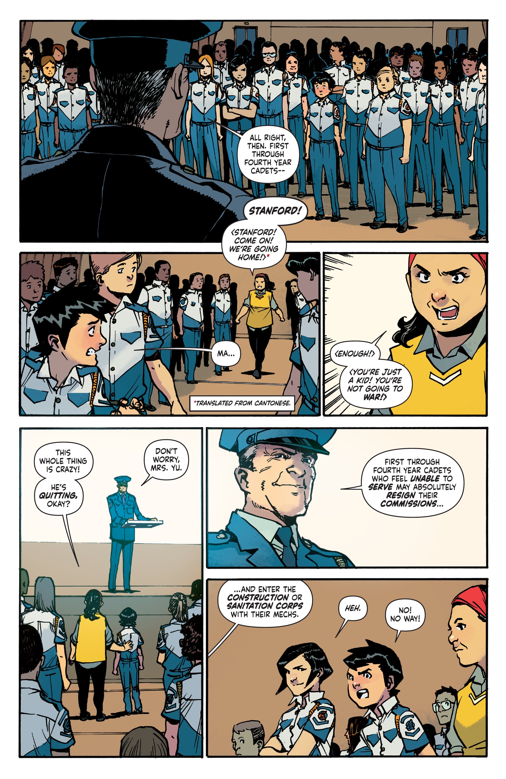 Read online Mech Cadet Yu comic -  Issue # _TPB 1 - 57