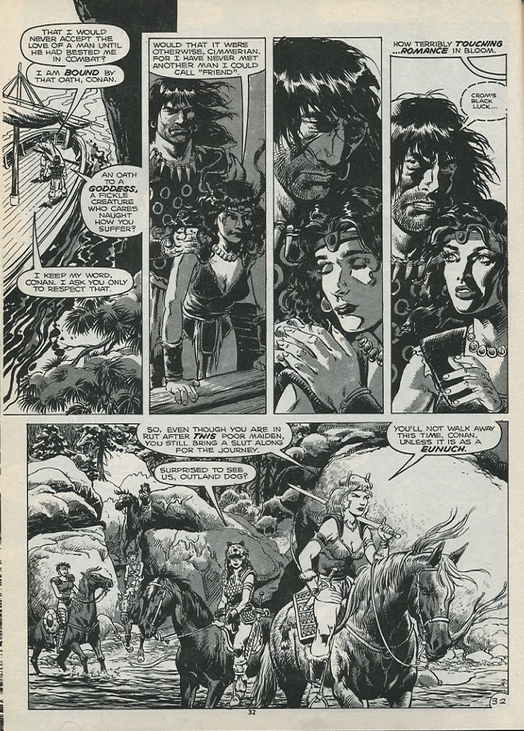Read online The Savage Sword Of Conan comic -  Issue #179 - 34