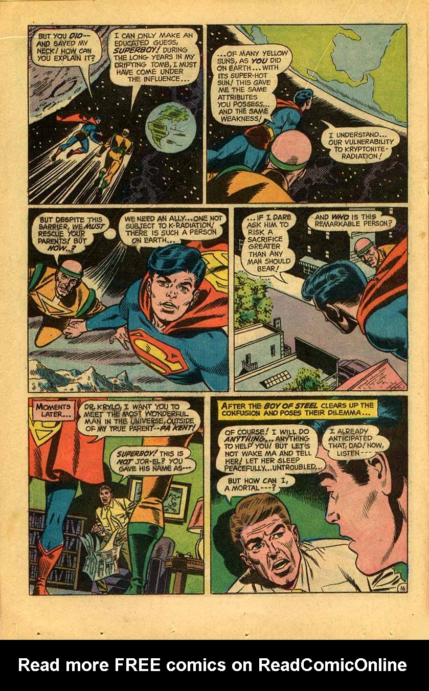 Read online Superboy (1949) comic -  Issue #158 - 17