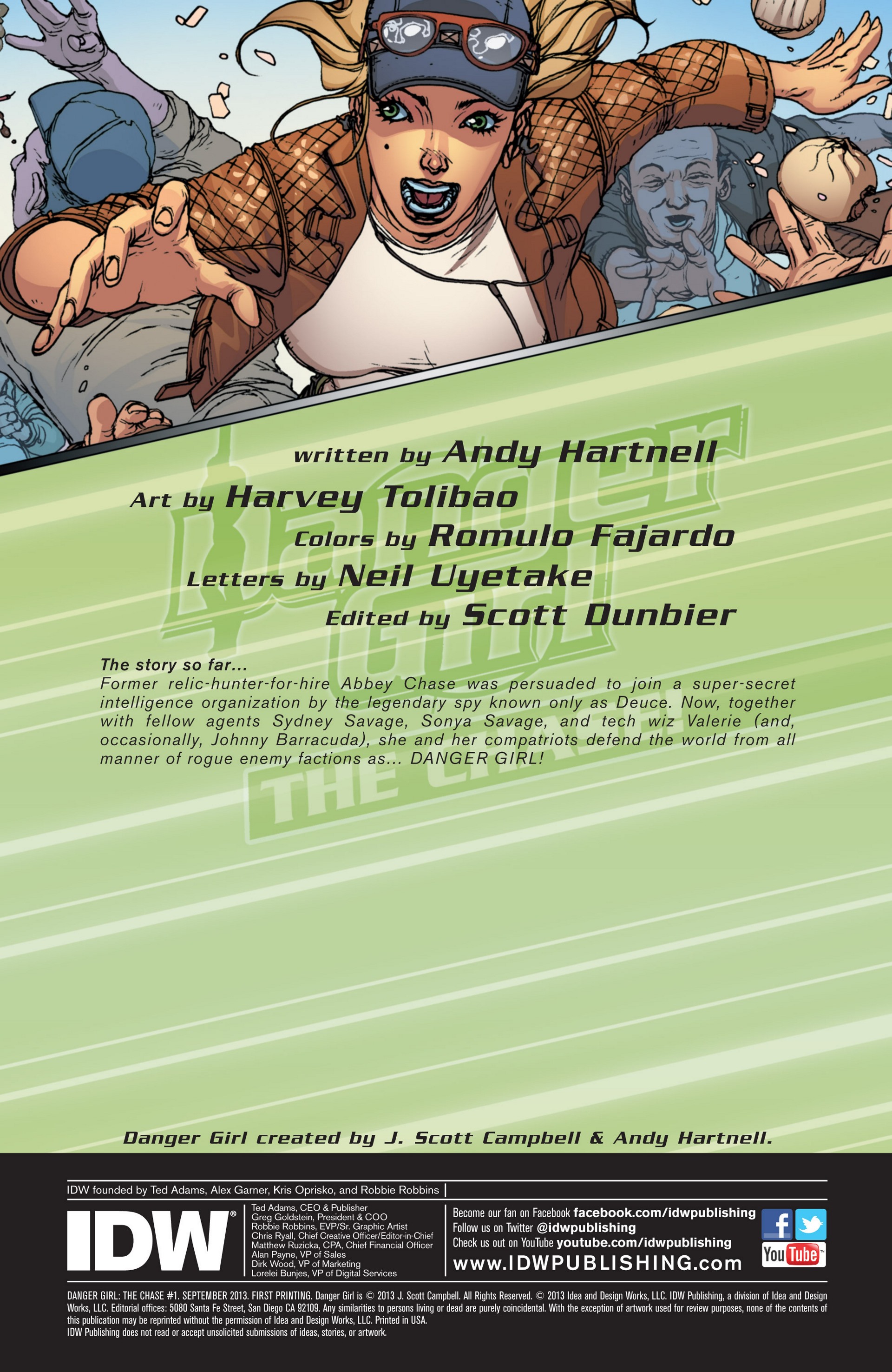 Read online Danger Girl: The Chase comic -  Issue #1 - 2